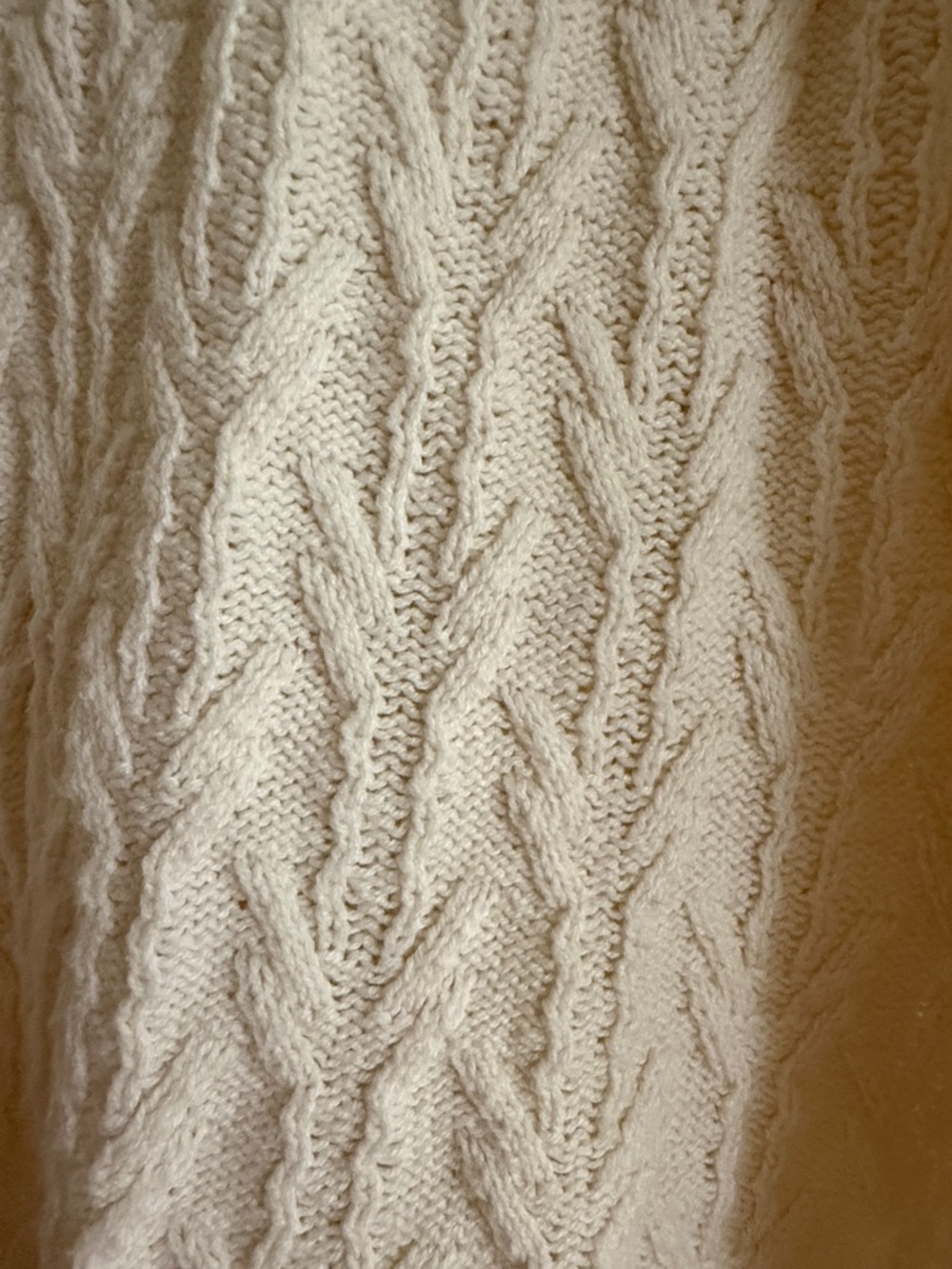 Lucky Brand Ivory Knit Tie-Front Sweater - Picture 3 of 7